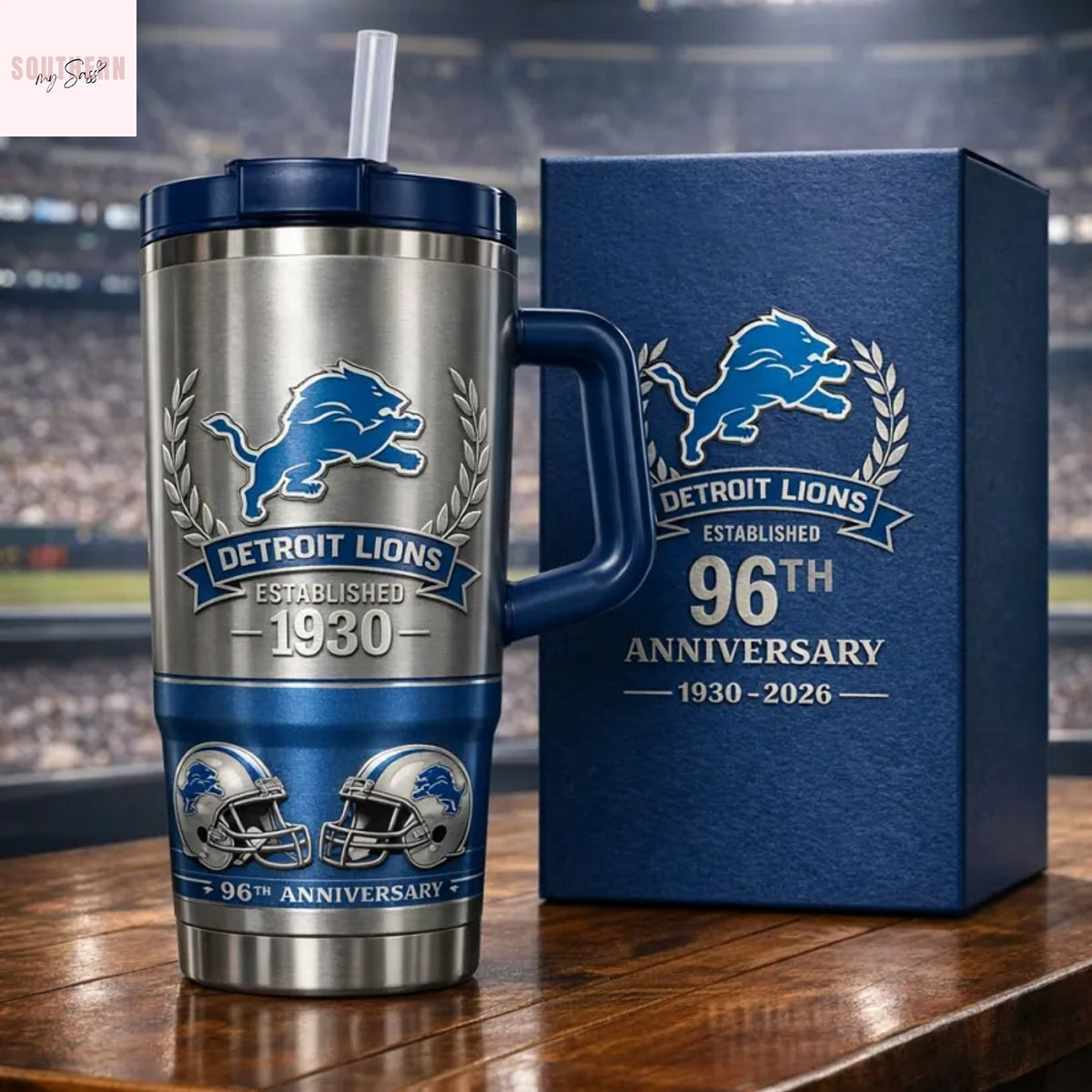 Detroit Lions 96th Anniversary 1930-2026 Tumbler