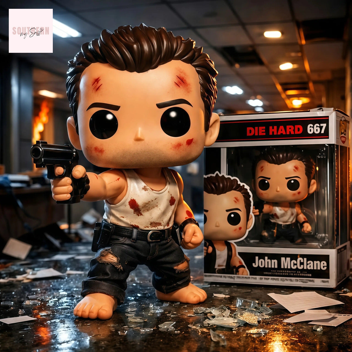 Die Hard John McClane Pop Figure Doll