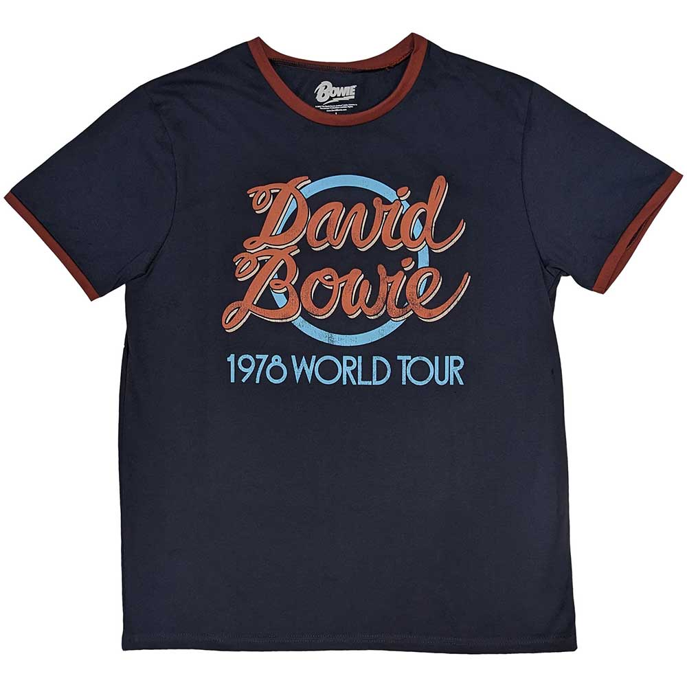 David Bowie Ringer T-Shirt: 1978 World Tour