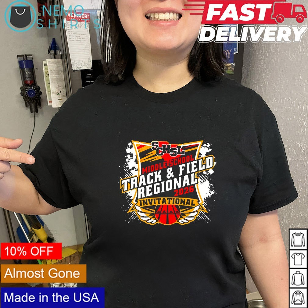 South Carolina High School League track and field regional 2026 invitational shirt