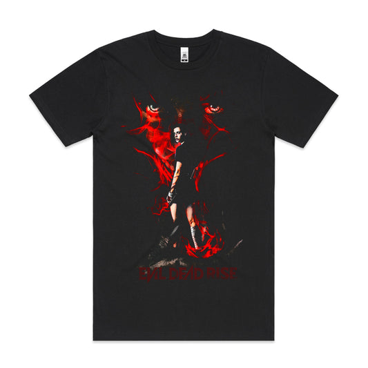 Evil Dead Rise Horror Movie T-Shirt Cotton Block Tee