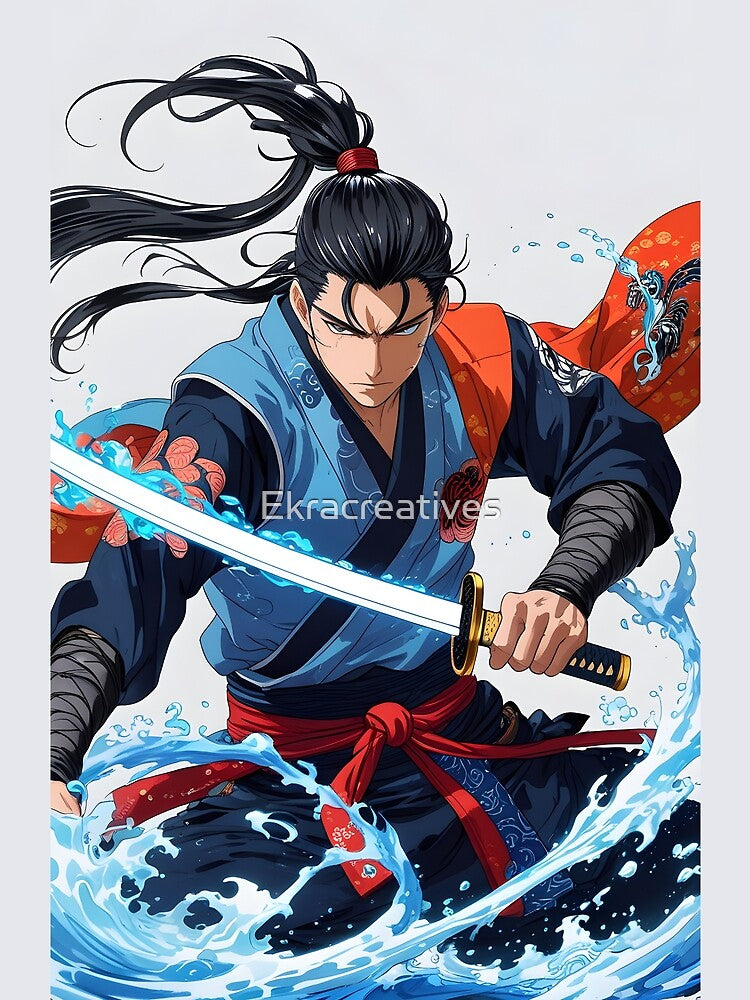 Modern samurai with ancient technique desgin by Ekracreatives