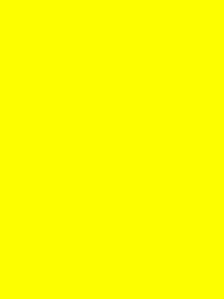 Electric Bright Yellow - Vibrant Neon Solid Color by Lainey1978