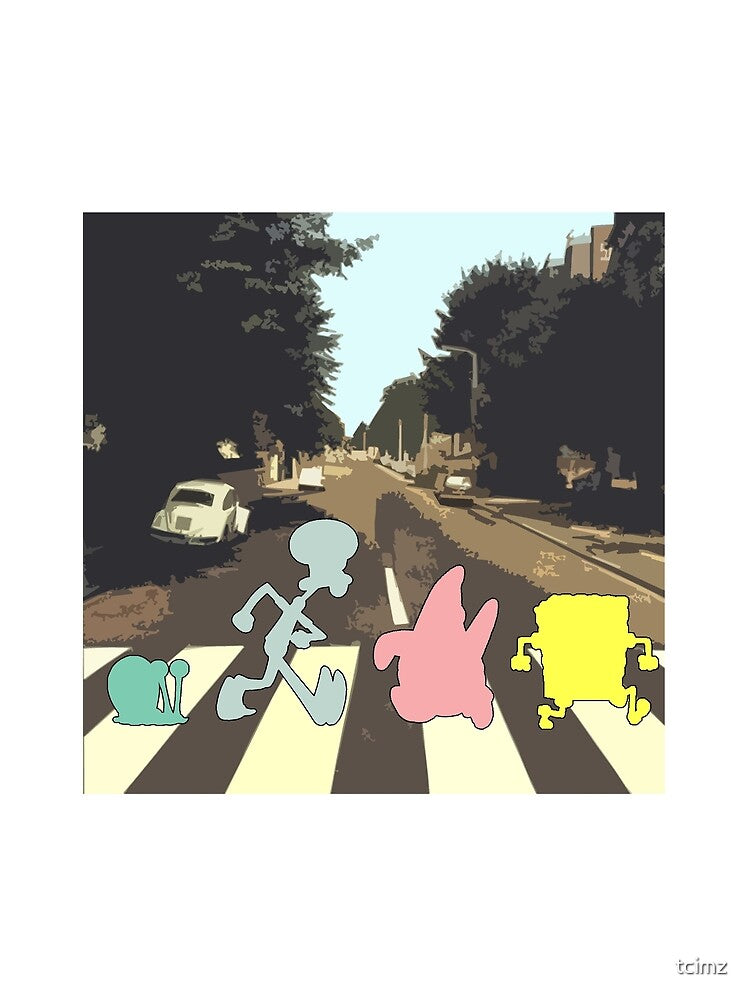 Abbey Road Spongebob Style by tcimz