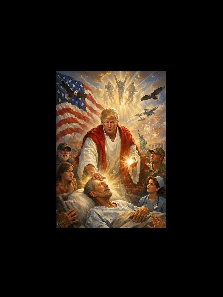Trump Jesus, Trump Humor by IrenaPekar