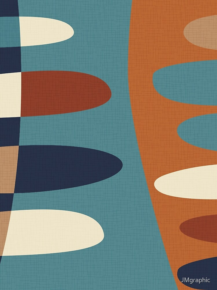 MCM abstract shapes by JMgraphic