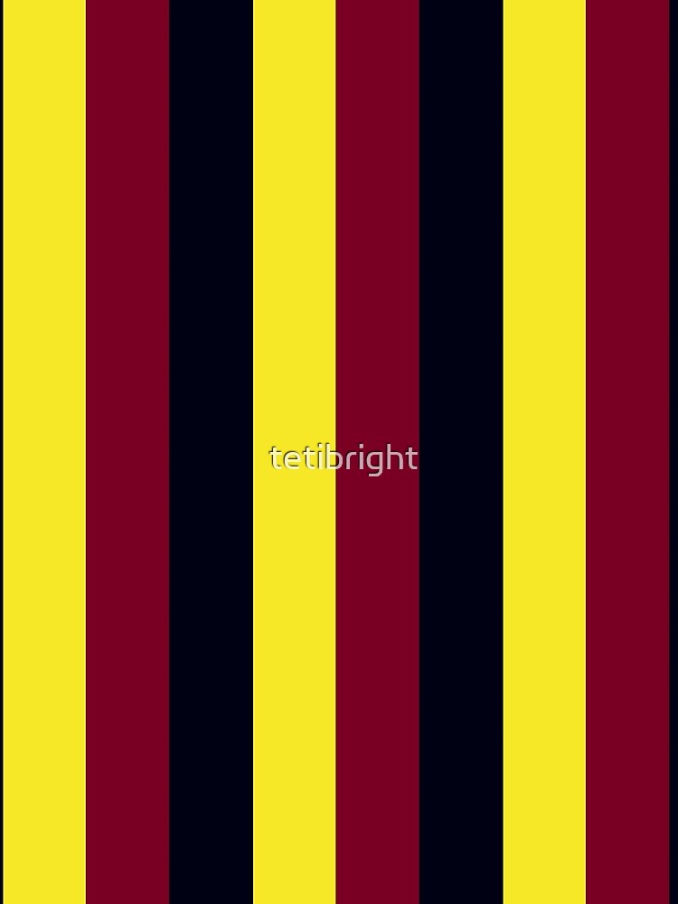 Red, black and yellow stripes by tetibright