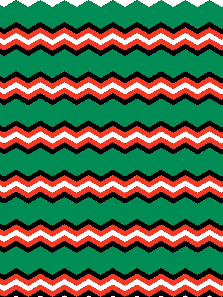Bold 80s retro aesthetic zig zag by findlost