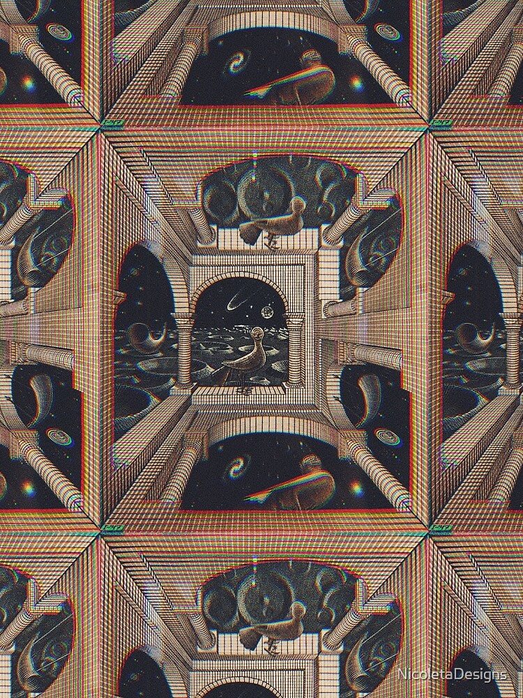 Escher - Another World by NicoletaDesigns