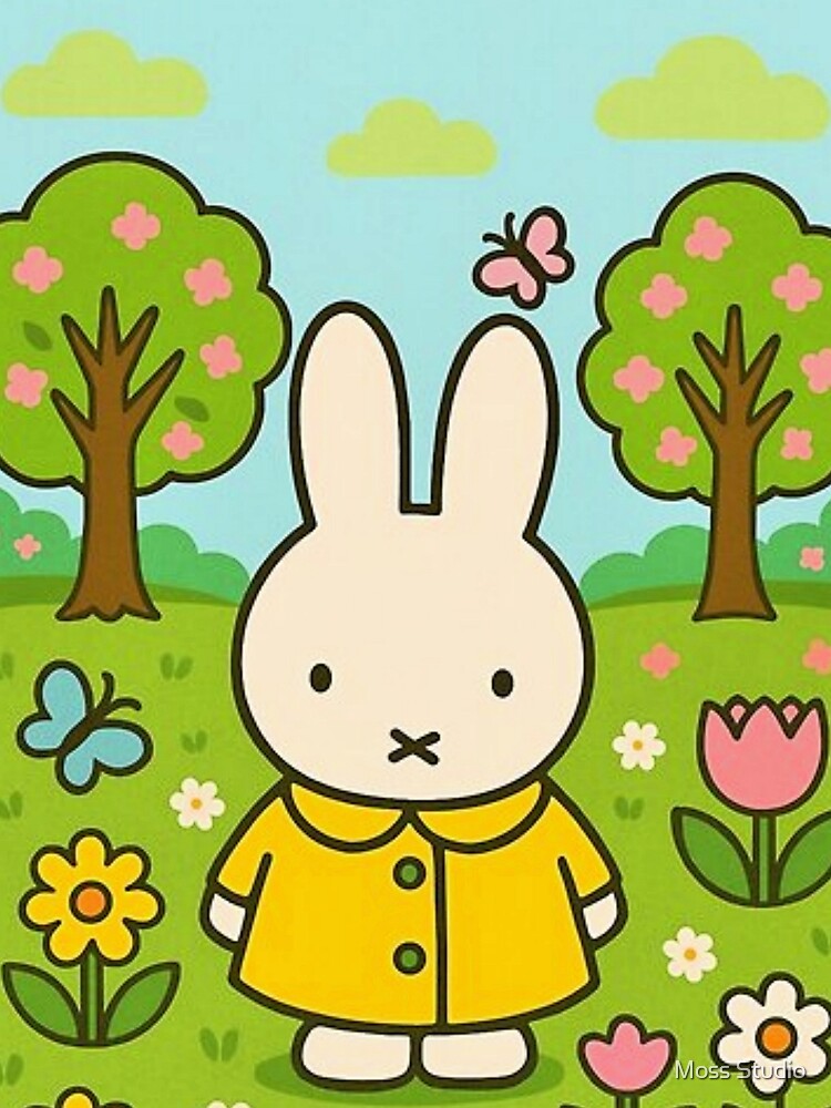 Inspired Miffy in Spring by Moss Studio