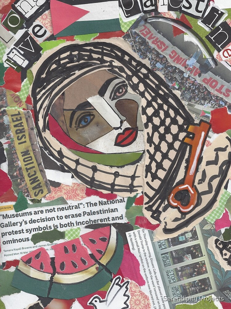 Palestine Action Group Canberra Collage by Serendipity Projects