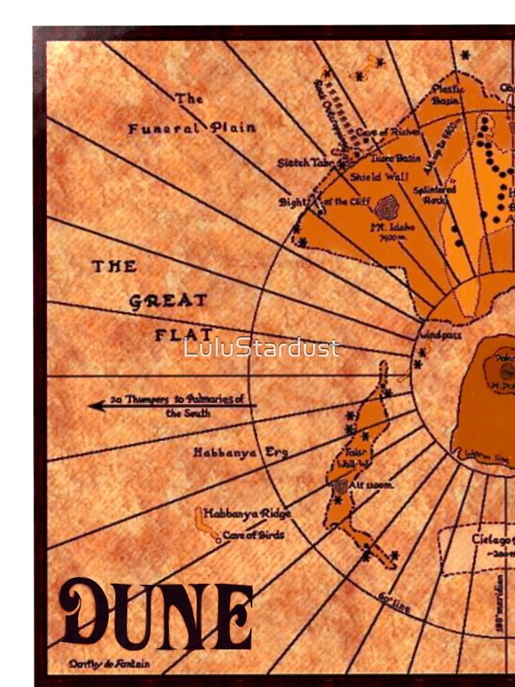 DUNE Map by LuluStardust