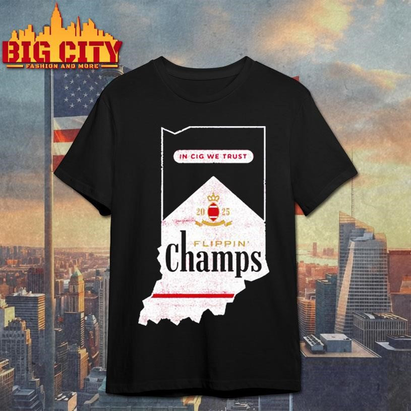 flippin champs indiana college football fans shirt