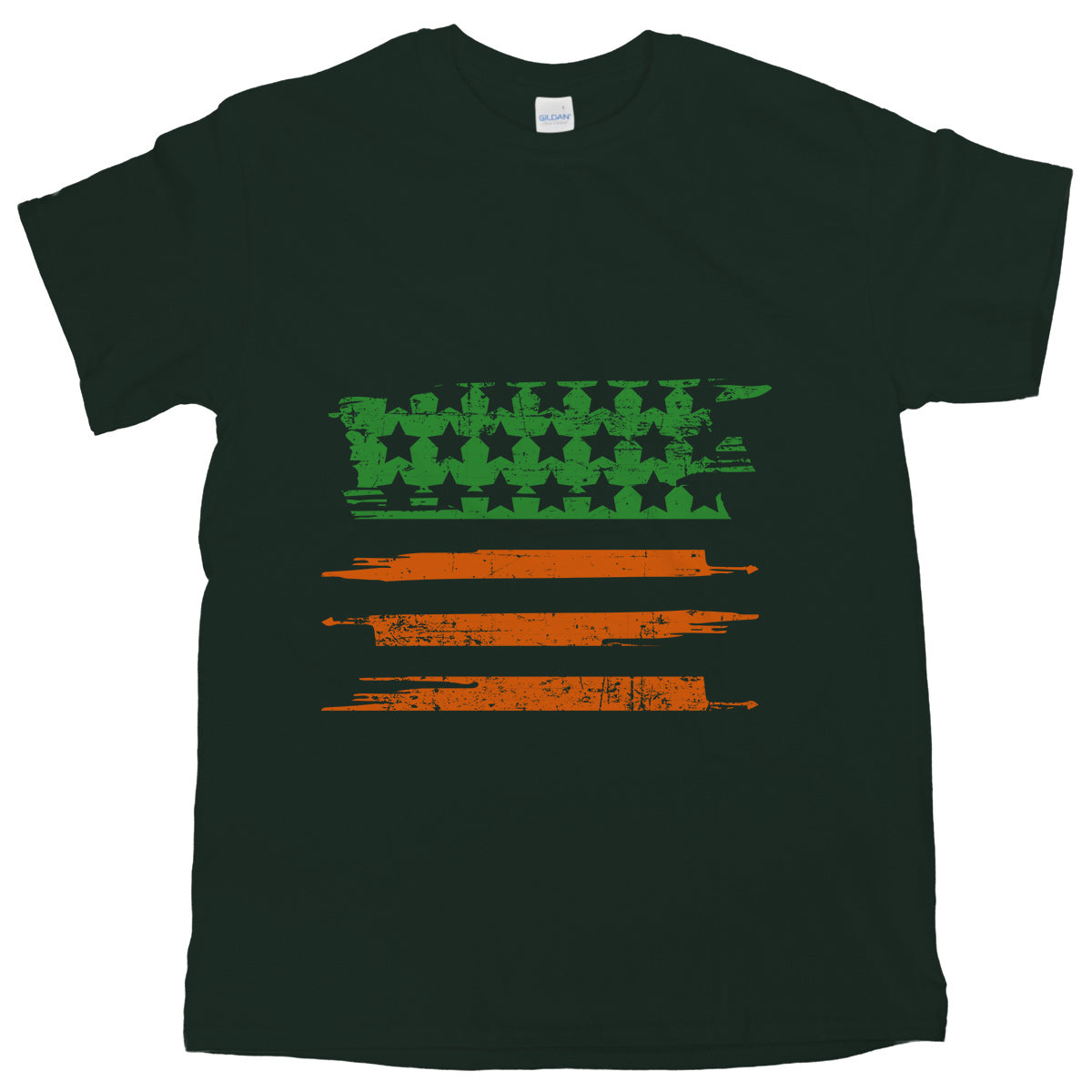 St Paddys Day Shirt American Flag Irish Tshirt St Paddys USA T-Shirt St Paddys Clothing Flag Gift