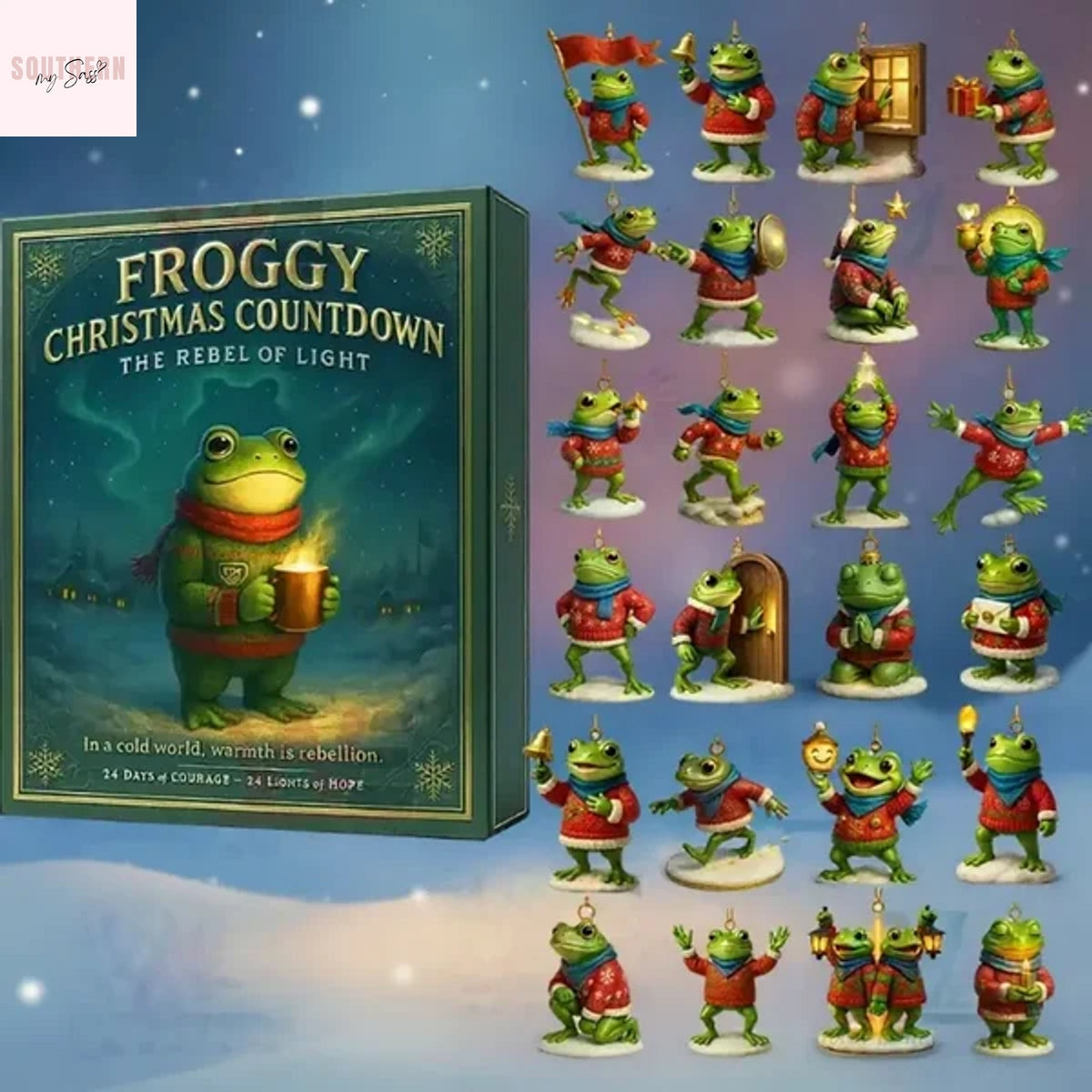 Froggy Christmas Countdown 2025 The Rebel Of Light Advent Calendar