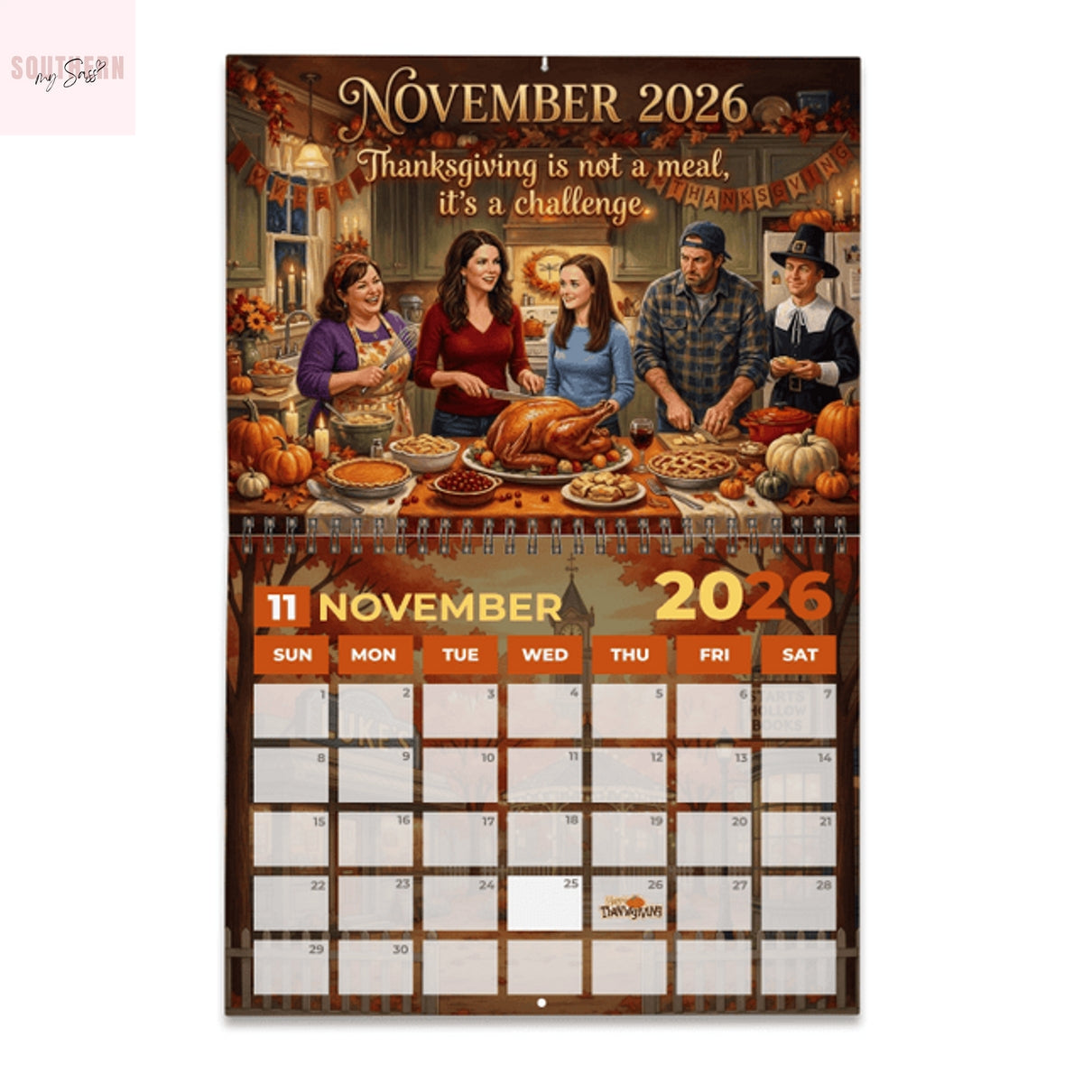 Gilmore Girls 2026 Wall Calendar