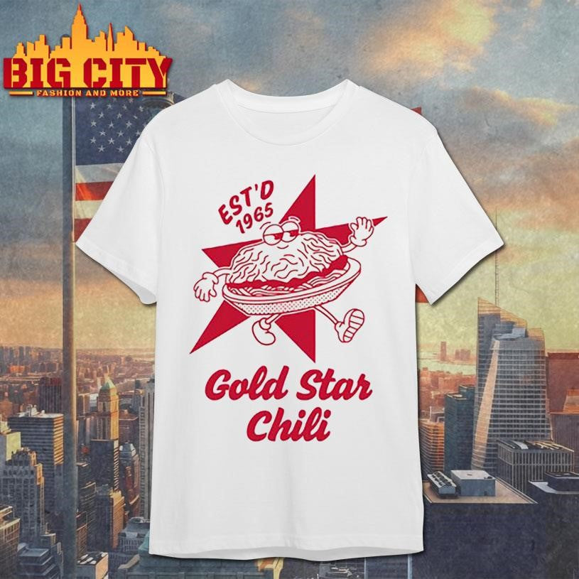 gold star chili 60th anniversary est’d 1965 brain shirt