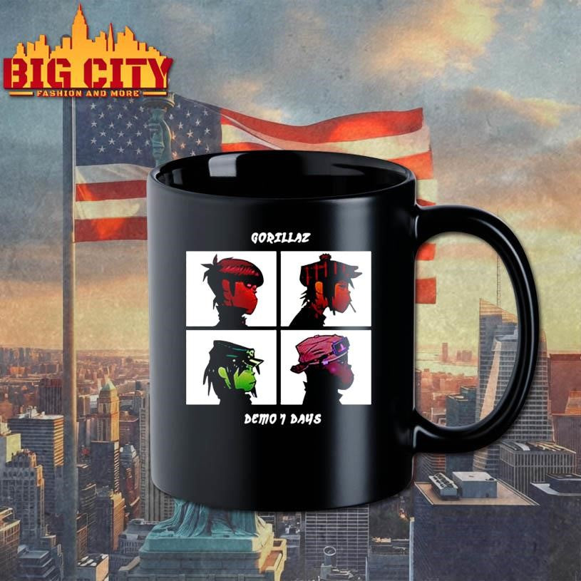 gorillaz demon days 2025 2 sided shirt