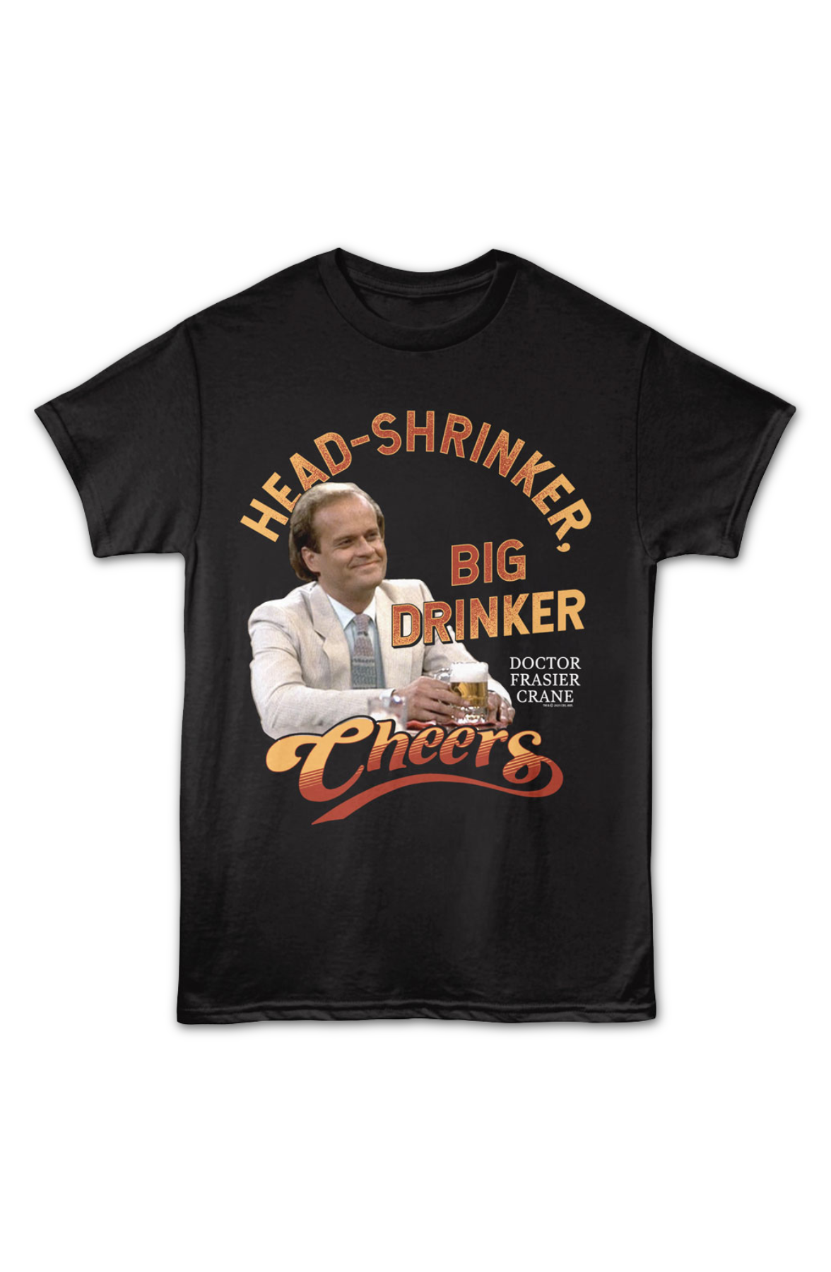 Head Shrinker Big Drinker Cheers T-Shirt