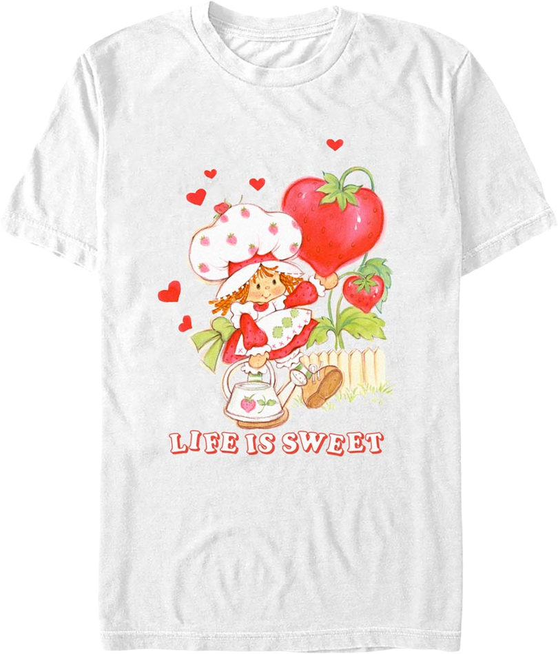 Hearts Life Is Sweet Strawberry Shortcake T-Shirt