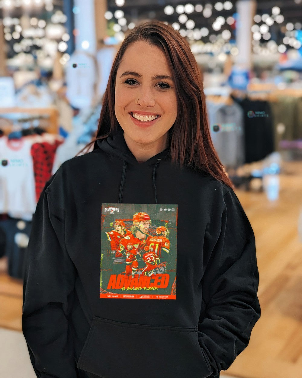 Anaheim Ducks advanced to second round 2026 Playoffs shirt