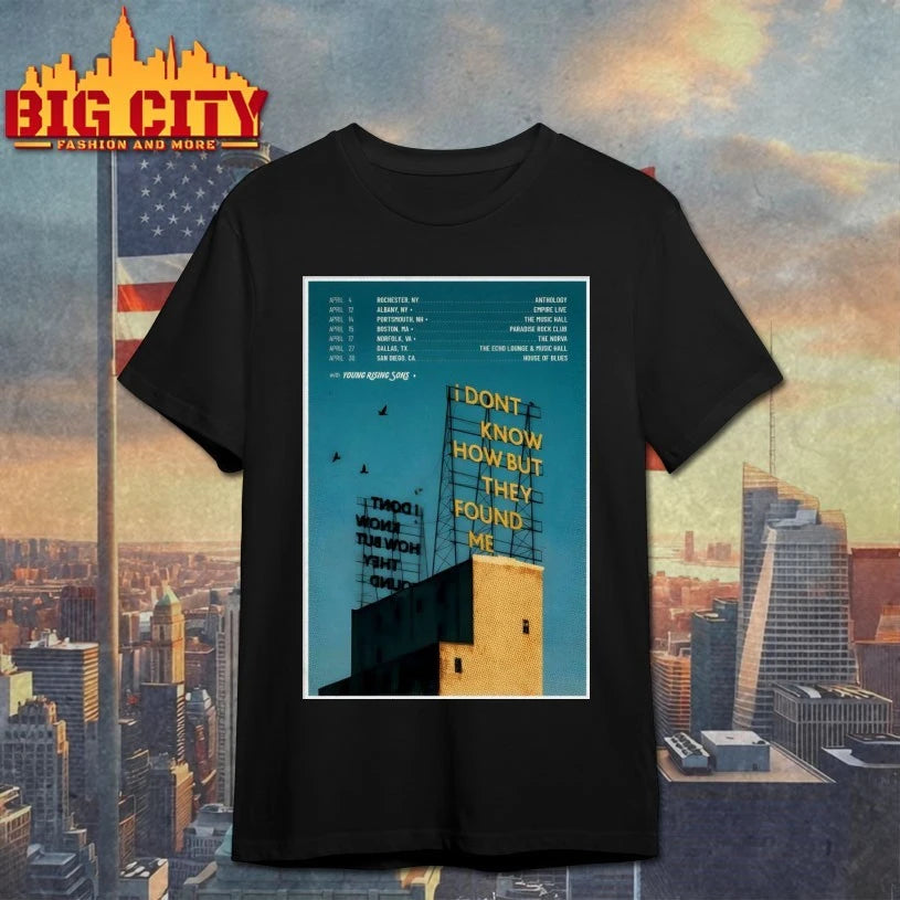 iDKHOW BUT THEY FOUND ME Tour April 2026 Poster shirt