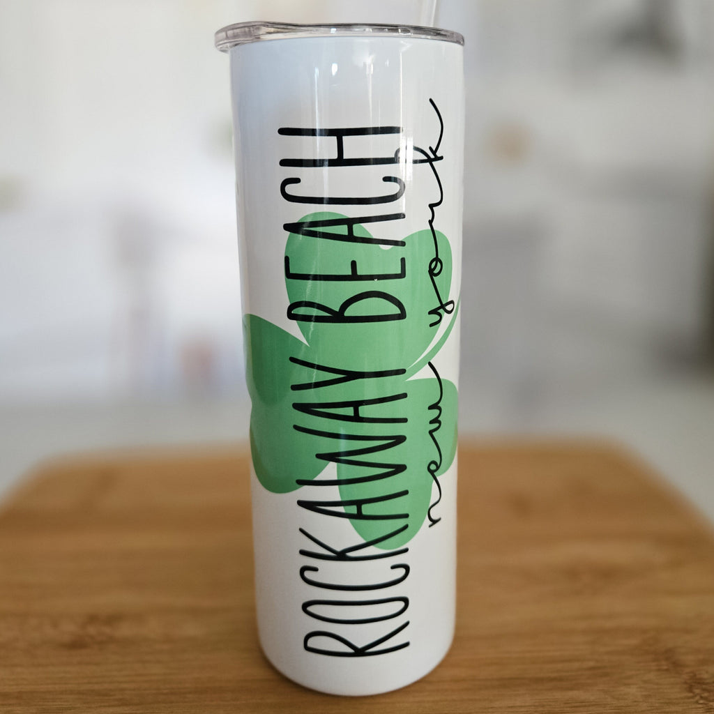 St. Patrick's Day Shamrock Custom Water Bottle