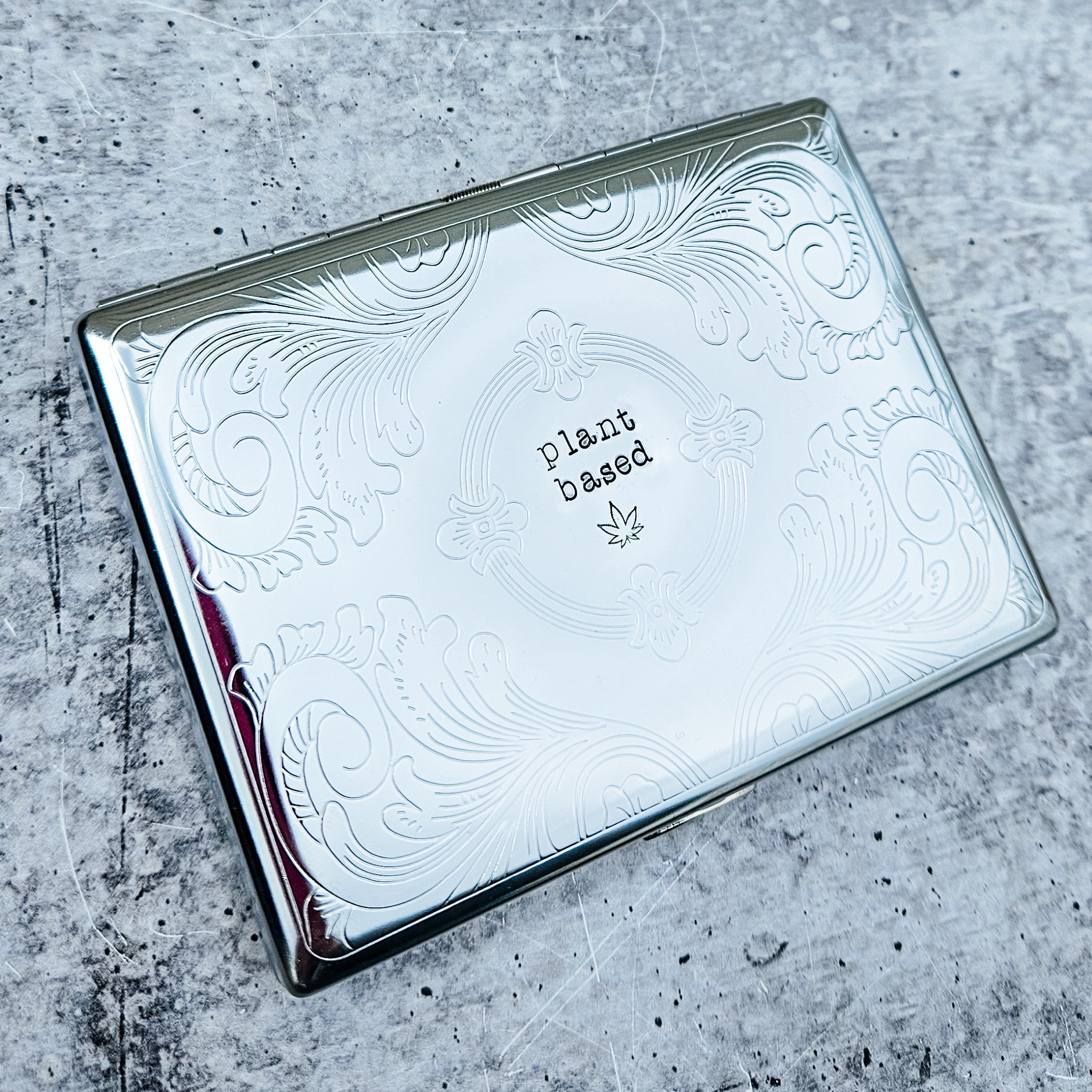 Plant Based Funny Cigarette Case for Vegan