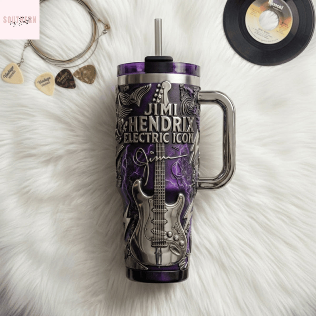 Jimi Hendrix Electric Icon Tumbler