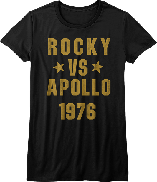Ladies Rocky vs Apollo 1976 Rocky Shirt