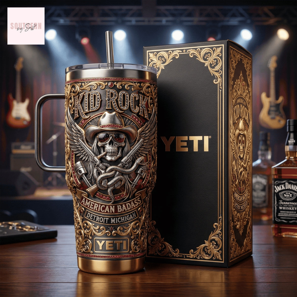 Kid Rock American Badass 2026 Tumbler