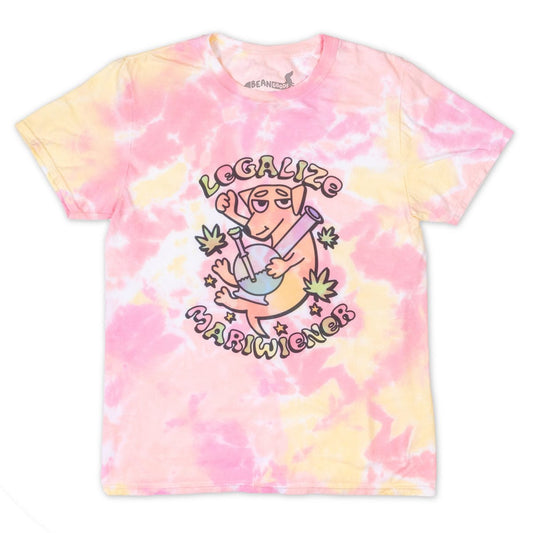legalize mariwiener unisex tee | tie-dye
