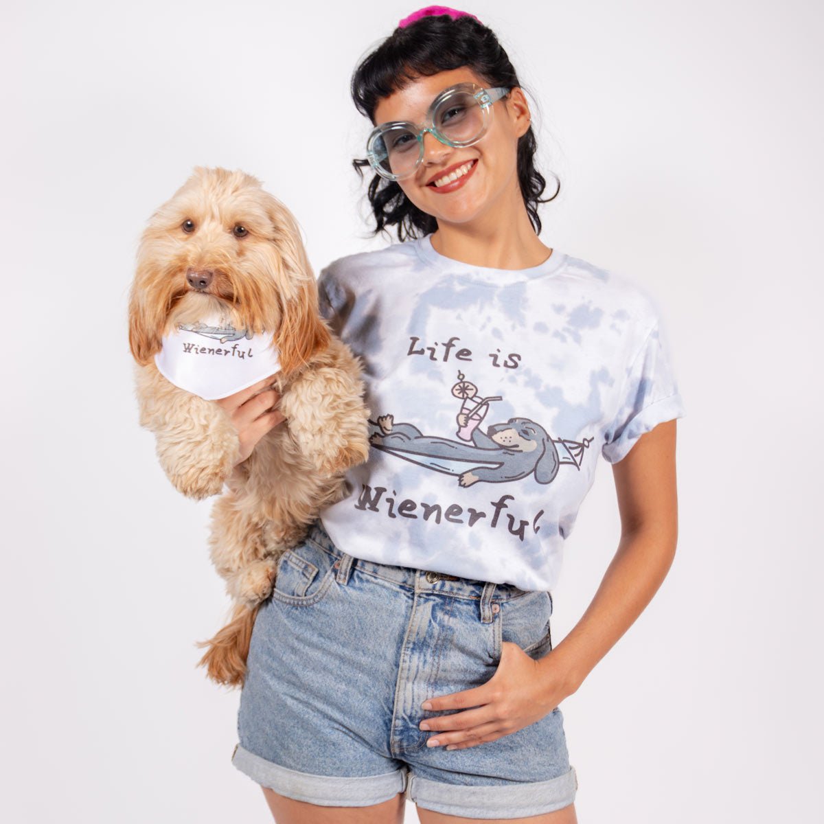 life is wienerful unisex tee | tie-dye