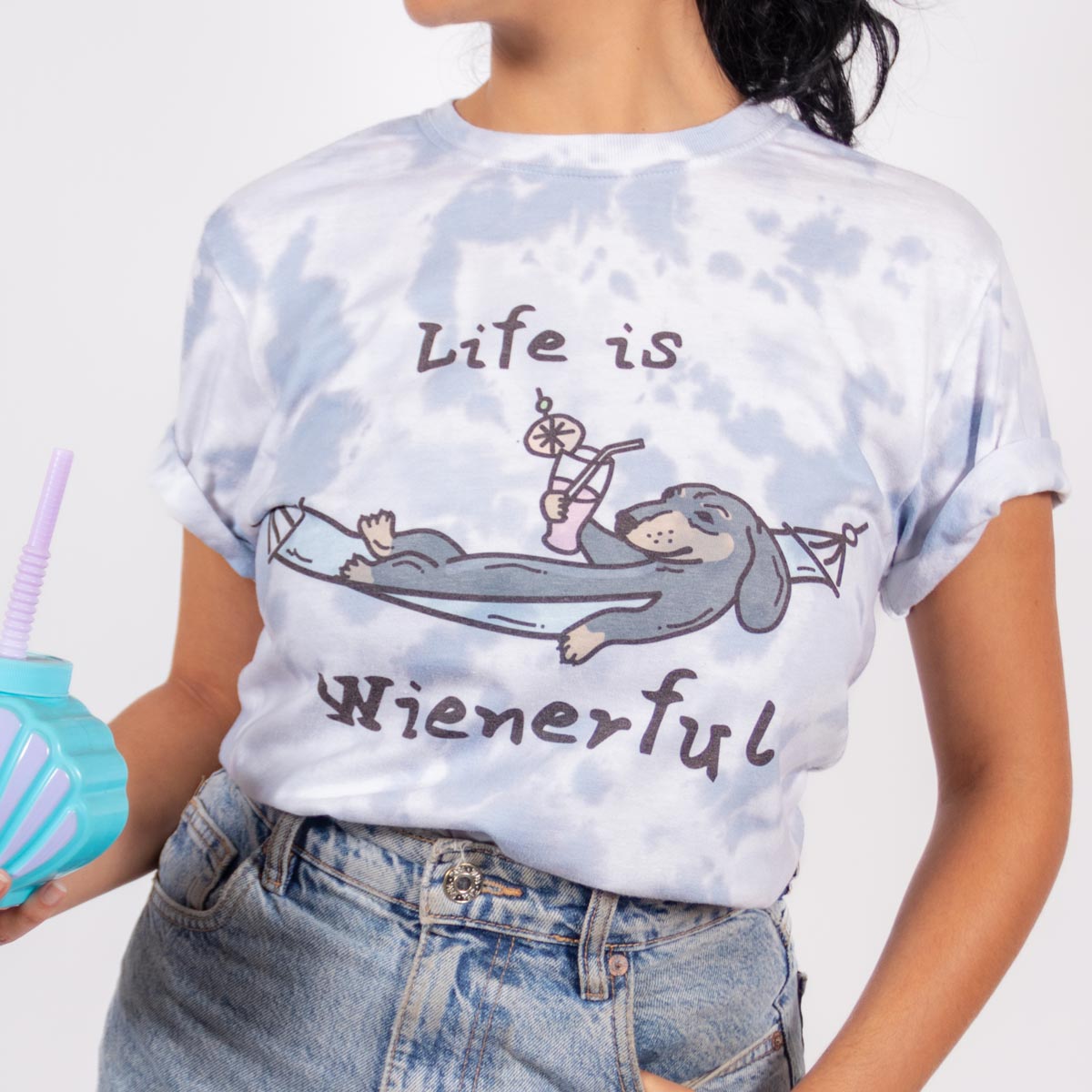 life is wienerful unisex tee | tie-dye