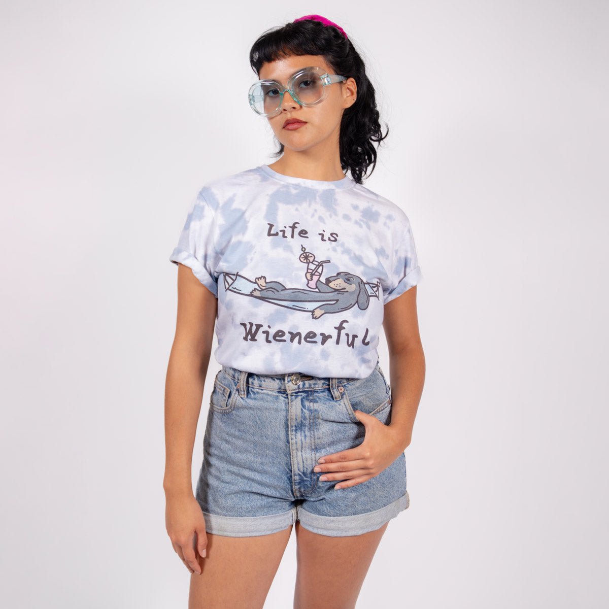 life is wienerful unisex tee | tie-dye