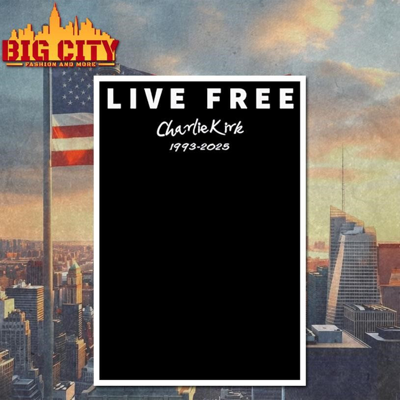 live free charlie kirk shirt