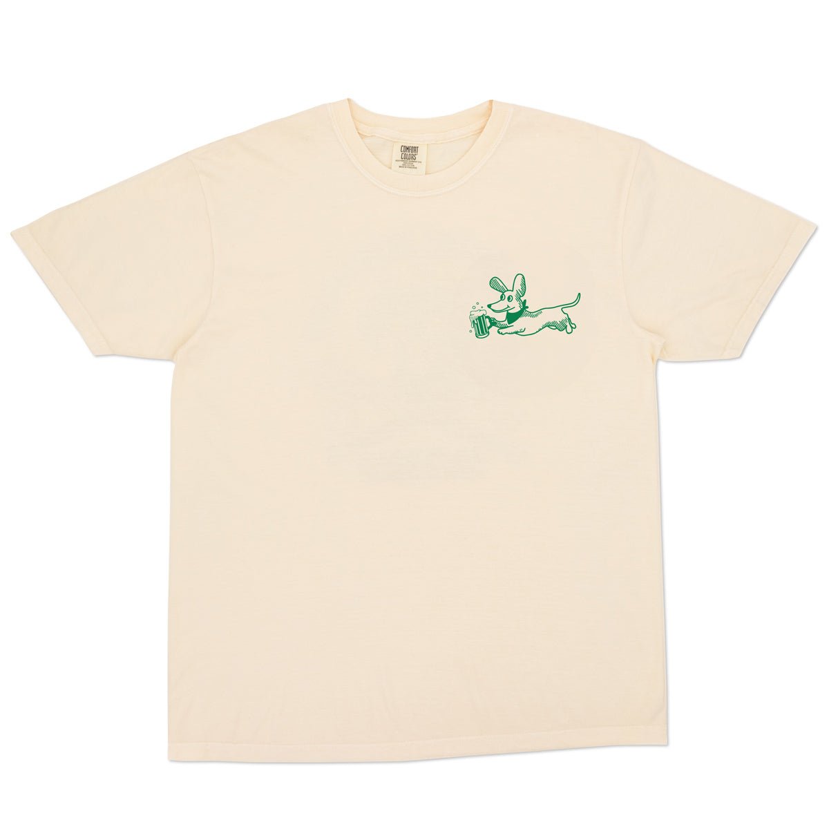 lucky wiener tavern unisex tee | cream