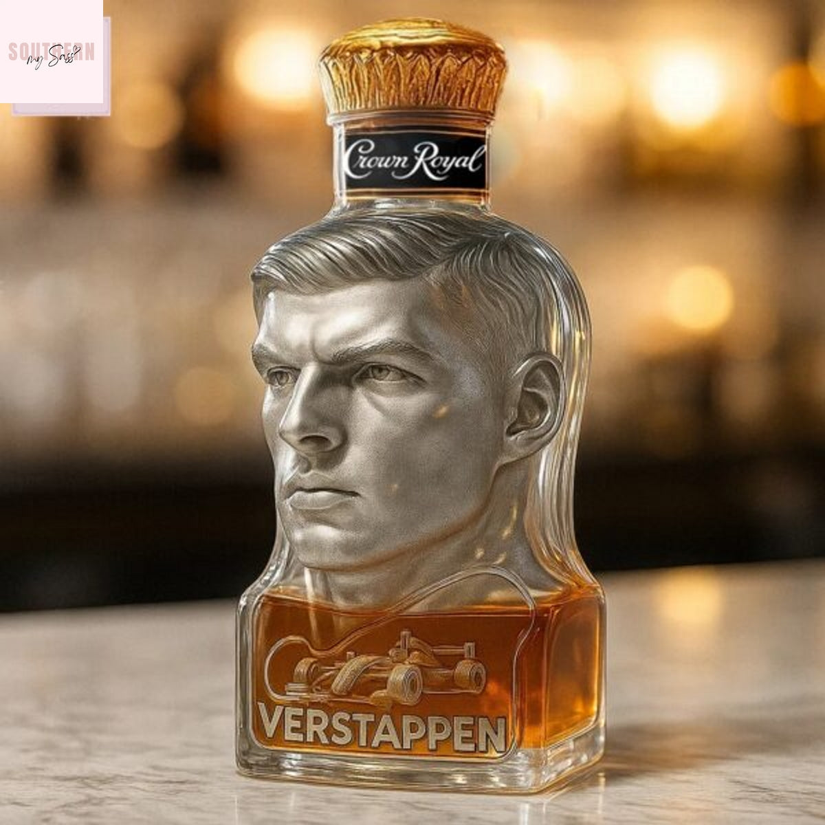 Max Verstappen F1 Top Driver Whisky Bottle