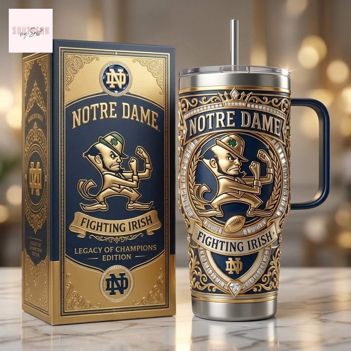 Notre Dame Fighting Irish Legacy Of Champions Tumbler