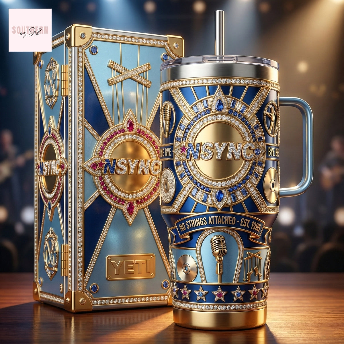 NSYNC No Strings Attached Est 1995 Tumbler