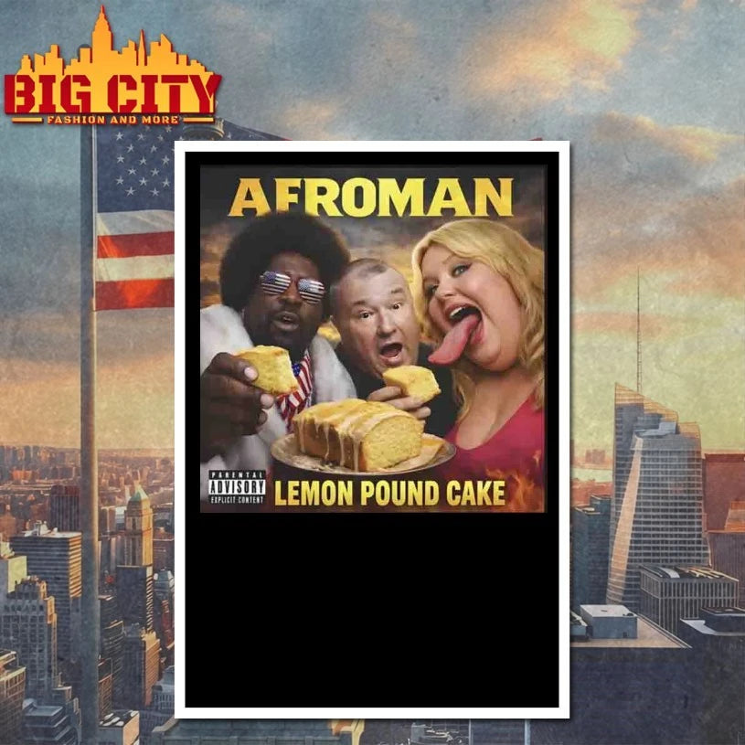 Official Afroman Lemon Pound Cake photo T-shirt