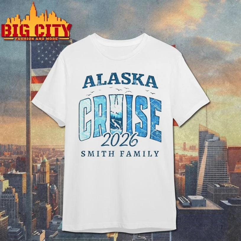 Official Alaska Cruise 2026 Smith Family T-Shirt