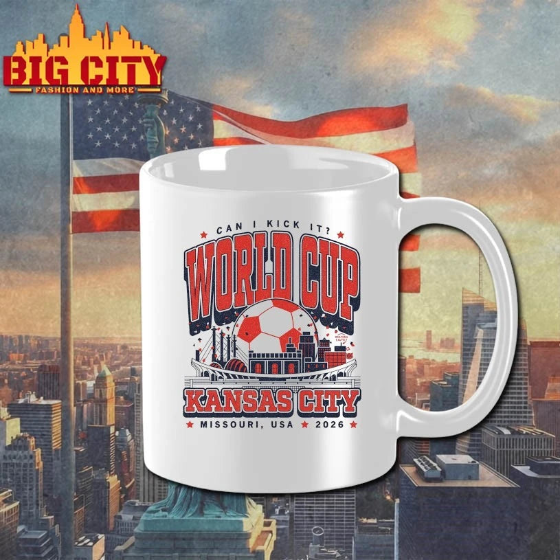 Official Can I kick it World Cup Kansas City Skyline T-shirt