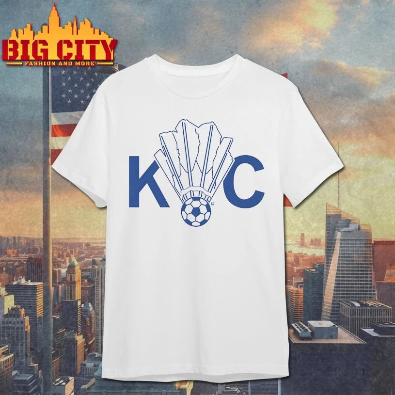 Official KC Soccer Shuttlecock logo T-shirt