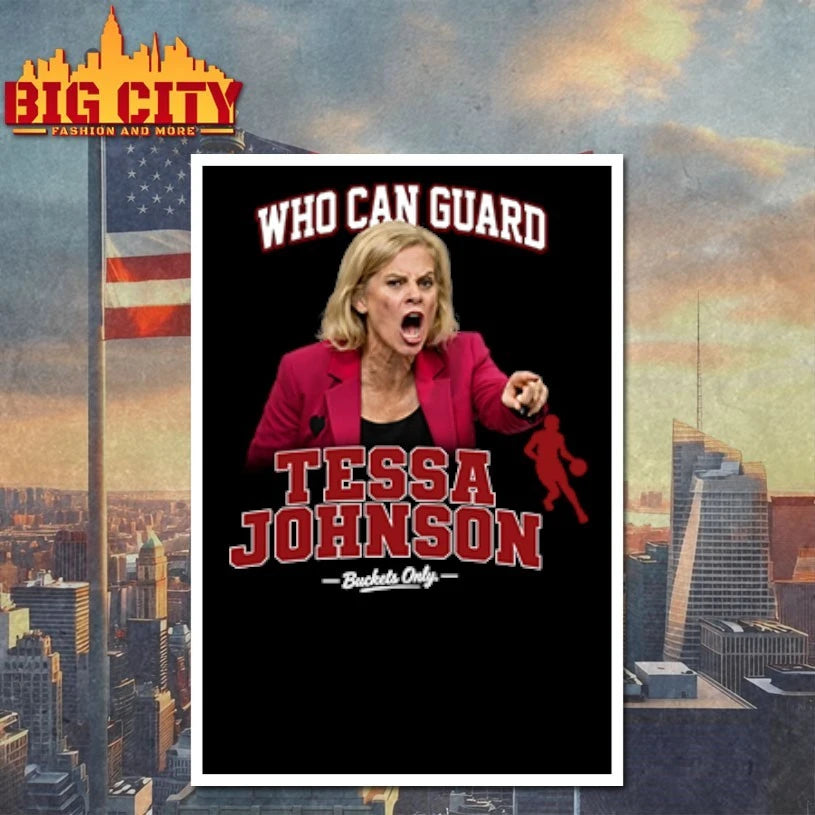 Official Kim Mulkey Who Can Guard Tessa Johnson T-shirt