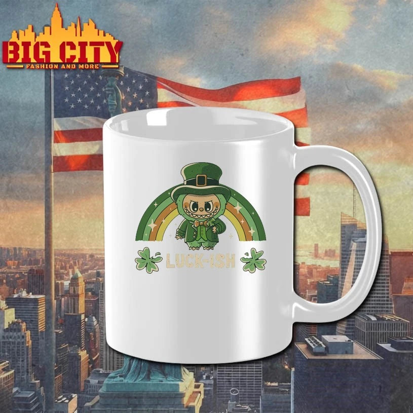 Official Labubu Luckish st patrick day T-shirt