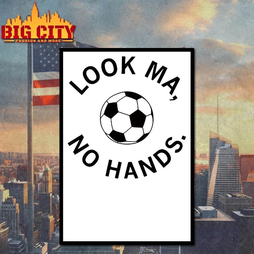Official Look ma no hands soccer T-shirt