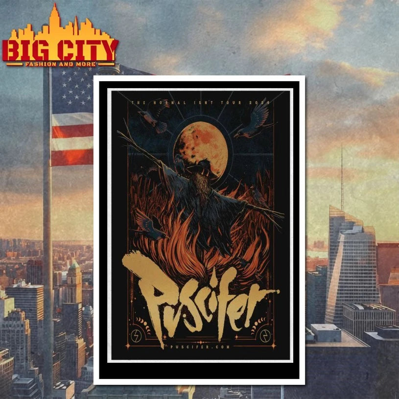 Official New Puscifer 2026 The Normal Isn’t Tour Poster T-shirt