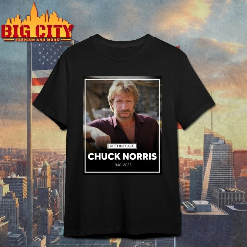 Official Rest in Peace Chuck Norris 1940-2026 T-shirt