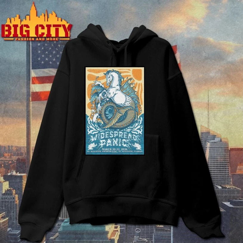 Official Widespread Panic Mar 20-22 2026 St. Augustine Poster T-shirt